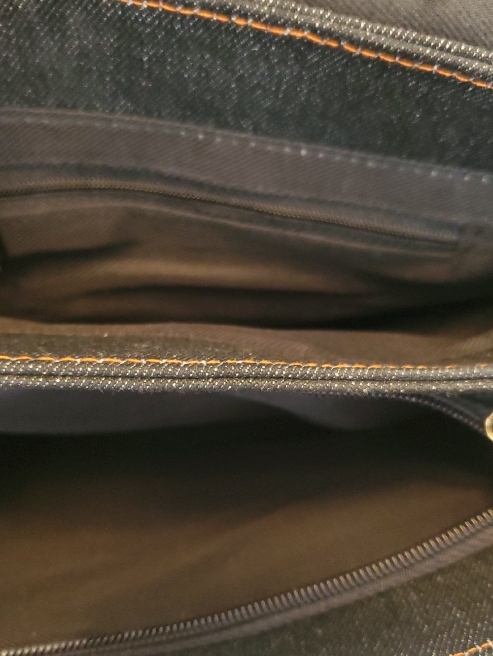 Black Denim Studded Crossbody Bag - Picture 3 of 5